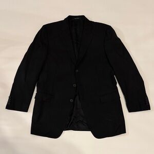 Classic Ermenegildo Zegna Wool & Mohair Black Men's Blazer